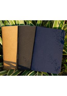 Pocket Book Black, Blue and Kraft Notebook 3-Pack image