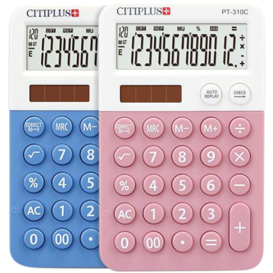 Pocket Mini Small Calculator Calculatrice Taschenrechner Calculadora Cute 12 Digits Solar Colorful Mini Calculators image