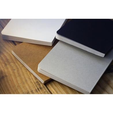 Pocket Series Black, White, Kraft and Grey Notebook 4-Pack image