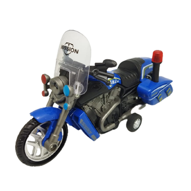 Police Motor Cycle Toy - 1 Pcs image