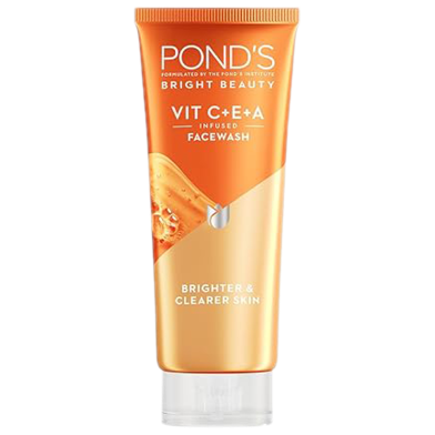 Ponds Bright Beauty Vit C Plus E Plus A Gel Face Wash 100ml image