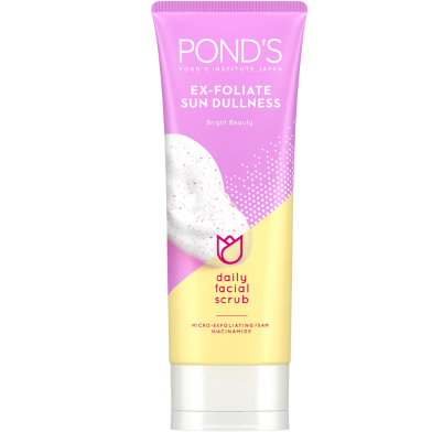 Ponds Ex-foliate Sun Dullnes Beauty Daily Facial Scrub - 100gm image