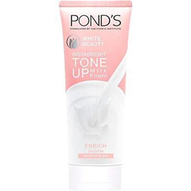 Ponds Instabright Tone Up Milk Facial Foam 100 gm image