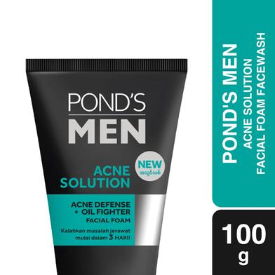 Ponds Men Facewash Acne Solution 100 Gm image