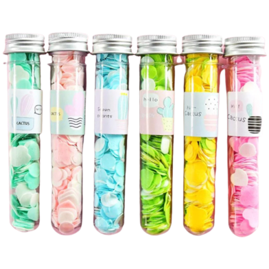 Portable Mini Soap Tablets Flower Paper Soap Travel Accessory Send Random Colors-Cherry flavor image