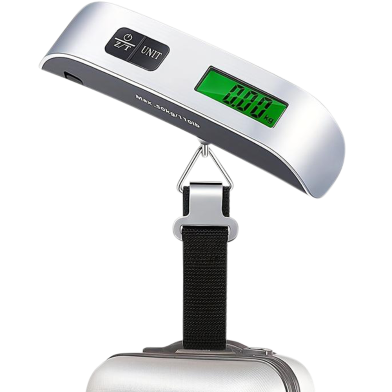 Portable Scale Digital LCD Display 110lb/50kg Electronic Luggage Hanging Suitcase Travel Weighs Baggage Bag Weight Balance 1pcs image