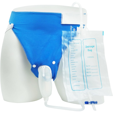 Portable Silicone Any Colour Urine Bag, Urine Collector for Incontinence Medical Consumables, Urine Cup - 1000 ml image
