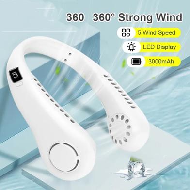 Portable USB Hanging Neck Little Fan Cooling Air Cooler Electric-Air Conditioner image