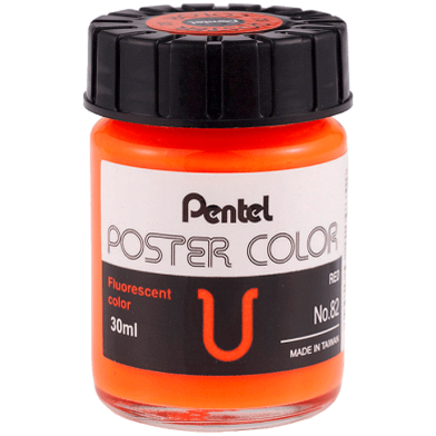 Poster Color 30cc WPU - Fluorescent Red image