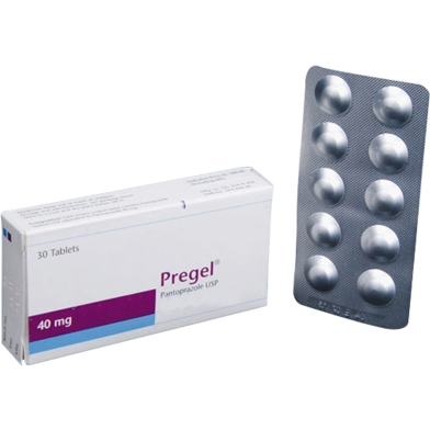 Pregel 40 mg Tablet 10's Strip image