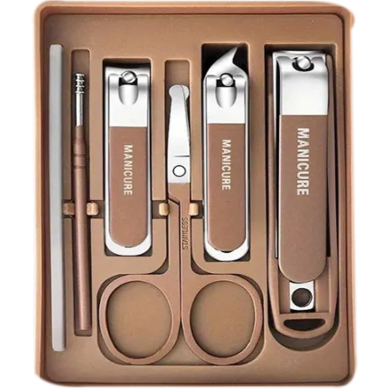 Premium 7 Piece Manicure Set The Perfect Grooming Gift Kit for Men and Women image