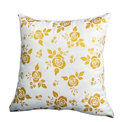 Premium Cotton Cushion Cover Gold Sparkle 16x16 Inch image