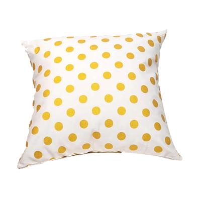 Premium Cotton Cushion Cover Gold Sparkle 14x14 Inch image