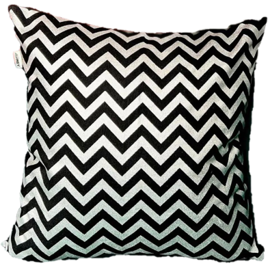 Premium Cotton Cushion Cover Silver Sparkle 20x20 Inch image