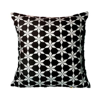 Premium Cotton Cushion Cover Silver Sparkle 14x14 Inch image