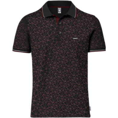 Premium Elite Edition Double PK Cotton Polo - Black image