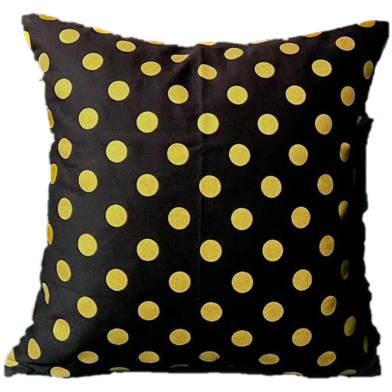 Premium Gold Sparkle Cushion Cover 14x14 Inch image