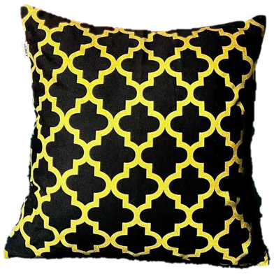 Premium Gold Sparkle Cushion Cover 14x14 Inch image