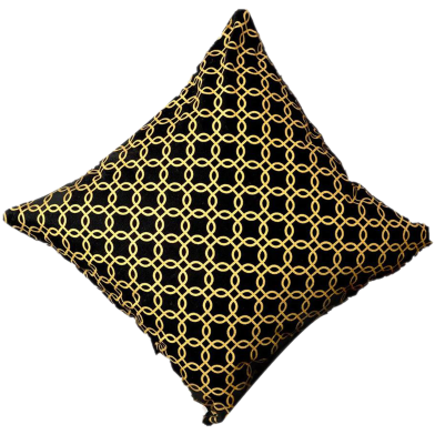 Premium Gold Sparkle Cushion Cover 14x14 Inch image