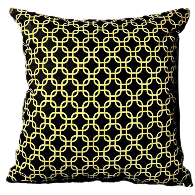 Premium Gold Sparkle Cushion Cover 16x16 Inch image