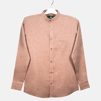 Premium Quality Men’s Oxford Cotton Band collar Shirt JS 236 image