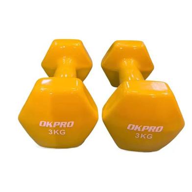 Premium Quality Ok Pro 3 KG Vinyl 1 Pair - Yellow image