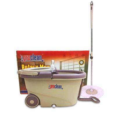 Premium Rotary Spin Mop - Brown image