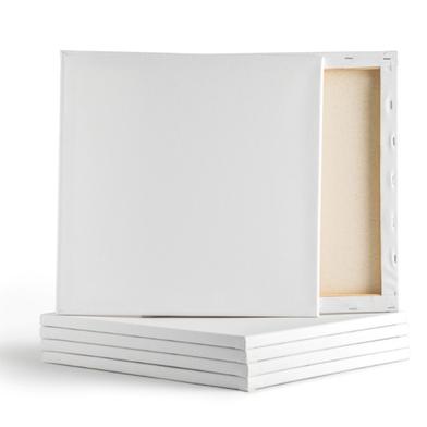 Premium White Canvas 5x5 Inch - 3 Pcs image
