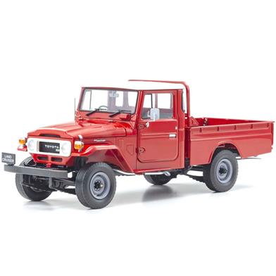 Preorder Diecast 1:18 – 1980 Toyota Land Cruiser 40 4×4 PickUp Red Kyosho image
