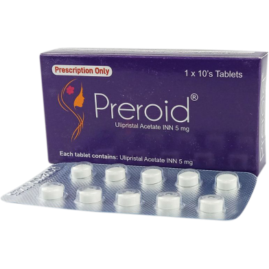 Preroid 5 mg Tablet – 10's Strip image