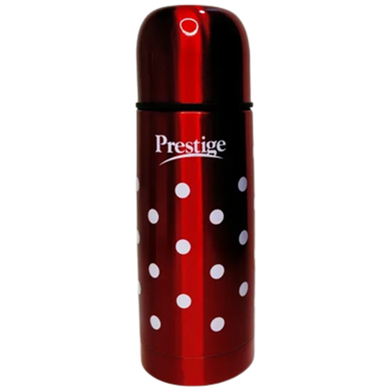 Prestige Vacuum Flask For Hot and Cold Water, Tea and Coffee - 350ml - Red image