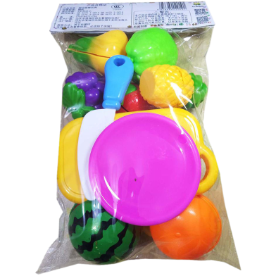 Pretend Play Plastic Food Toy Cutting Fruit Vegetable Food Pretend Play Children Kids Birthday Gift - Baby Toys image