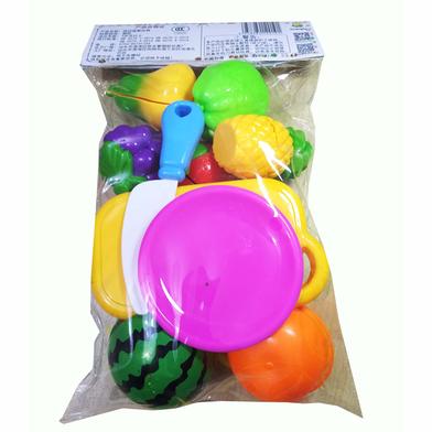 Pretend Play Plastic Food Toy Cutting Fruit Vegetable Food Pretend Play Children Kids Birthday Gift - Baby Toys image