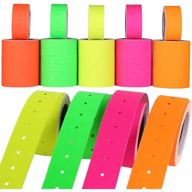 Price Label Multi Color Sticker - 10 pcs image