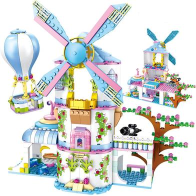 Princess Castle Windmill Hot Air Balloon Building Blocks- 620pcs image