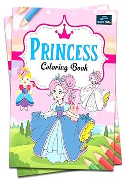 Princess Coloring Book For Kids image