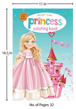 Princess Colouring Book (Giant Book Series) image