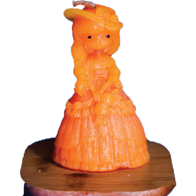 Princess Doll Fragrance Candle Orange Color image