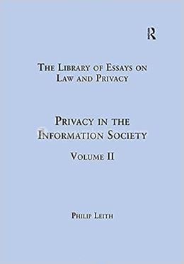 Privacy in the Information Society - Volume 2 image