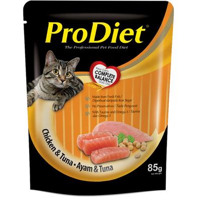 ProDiet Pouch Chicken and Tuna (Ayam and Tuna) 85g image