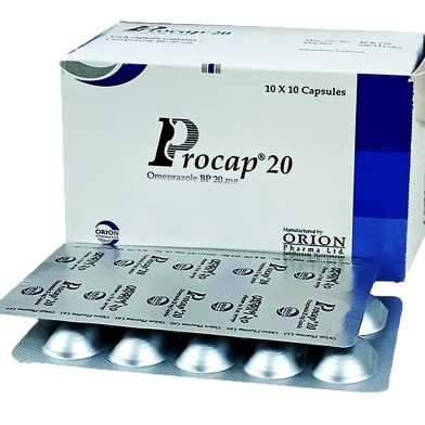 Procap 40 mg - 10's Strip Capsule image