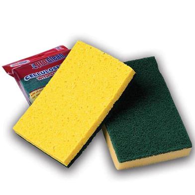 Proclean Cellulose Sponge With Scouring Pad - 12 Pcs Pack image