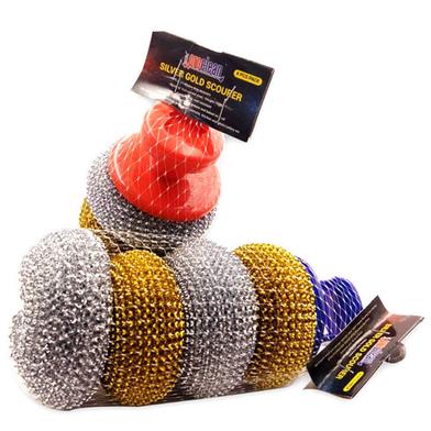 Proclean Silver Gold Scourer With Handle - 4 Pcs Pack image