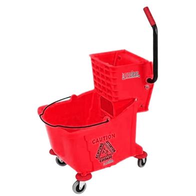 Proclean Single Mop Wringer Trolley - 24 Liter image