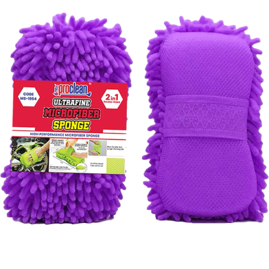 Proclean Ultra-fine Microfiber Sponge Purple Color image