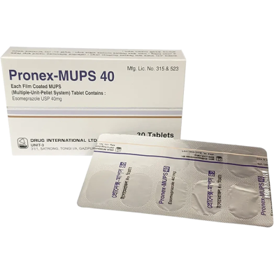 Pronex-MUPS40 mg MUPS 10's Strip Tablet image