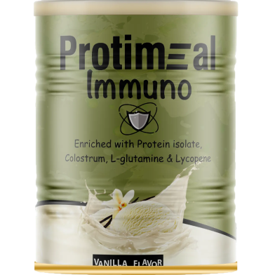 Protimeal Immuno Enriched With Protein Isolate Colostrum L-glutamine and Lycopene image