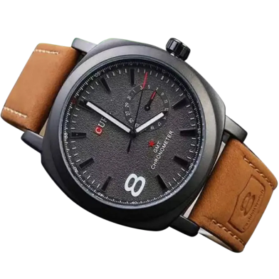 Pu Leather watch For Men image