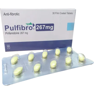 Pulfibro 267mg (1 Strip) - 10 Film Coated Tablet image