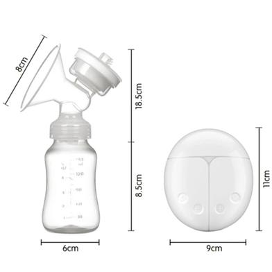 Pump Double Electric Breast Pump Manual Breast Pump Portable with 2 Bottles  : Non-Brand 